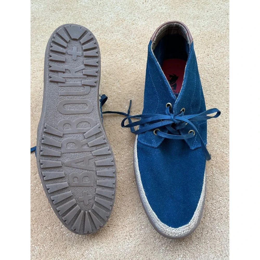 Barbour International Special Edition Rare Steve McQueen Suede Chukka Mens L10.5